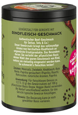 Ostmann Gewürze - Hagamos como la carne de vacuno | Rindfleisch-Geschmack para ungewürzte Fleischersatzprodukte | Gewürzsalz für Seitan, Tofu y vegetarian und vegane Gerichte | 90 g en barra de reciclaje Metalldose