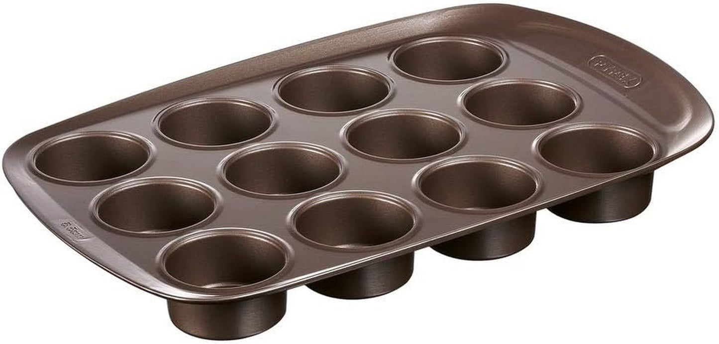 Pyrex BANDEJA 6 MAGDALENAS ASIMETRIA PX Muffinförmchen, Metall, Bunt, 6 Magdalena Moldes y bandejas para repostería Naty Shop 12 Magdalena