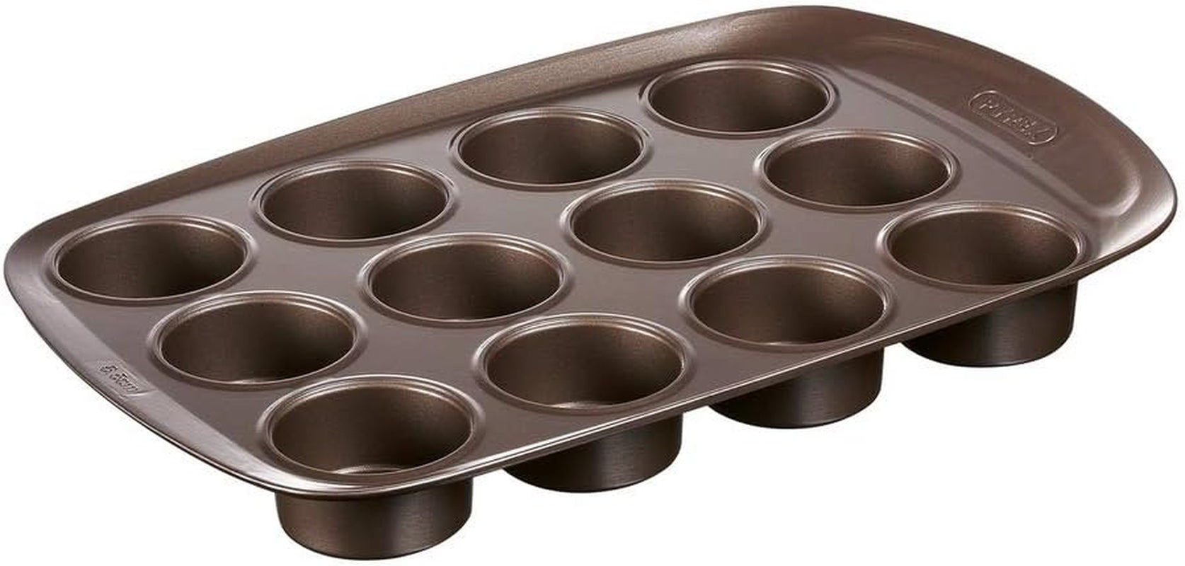 Pyrex BANDEJA 6 MAGDALENAS ASIMETRIA PX Muffinförmchen, Metall, Bunt, 6 Magdalena Moldes y bandejas para repostería Naty Shop 12 Magdalena