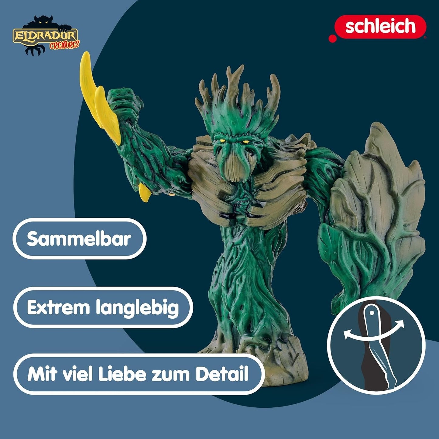 Schleich ELDRADOR CRIATURAS | Regla de la Selva 70151 | Figura de juego ELDRADOR Schleich Monster con cabeza giratoria y brazos móviles | Gran regalo para niños | A partir de 7 años | Figuras de acción 14 X 7 X 114 Cm Tienda Naty