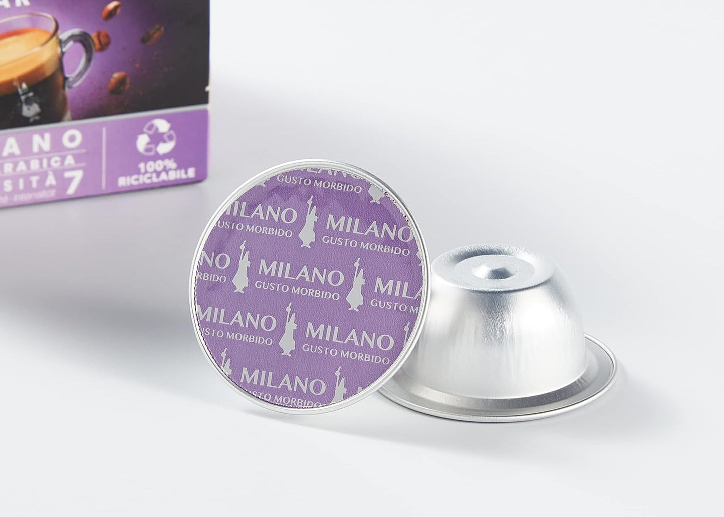 96080090/M Kaffee-Kapseln Milano, Alu, 16 unidades (paquete con 3)