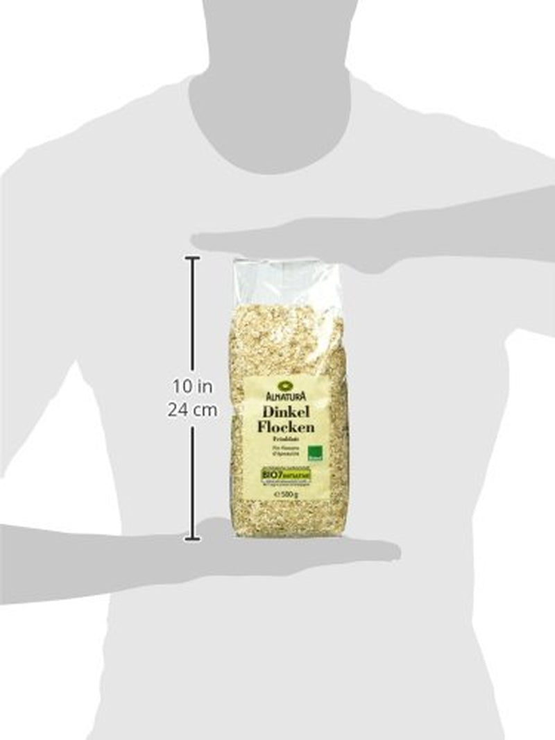 Copos de espelta ecológicos, copos finos, 500g