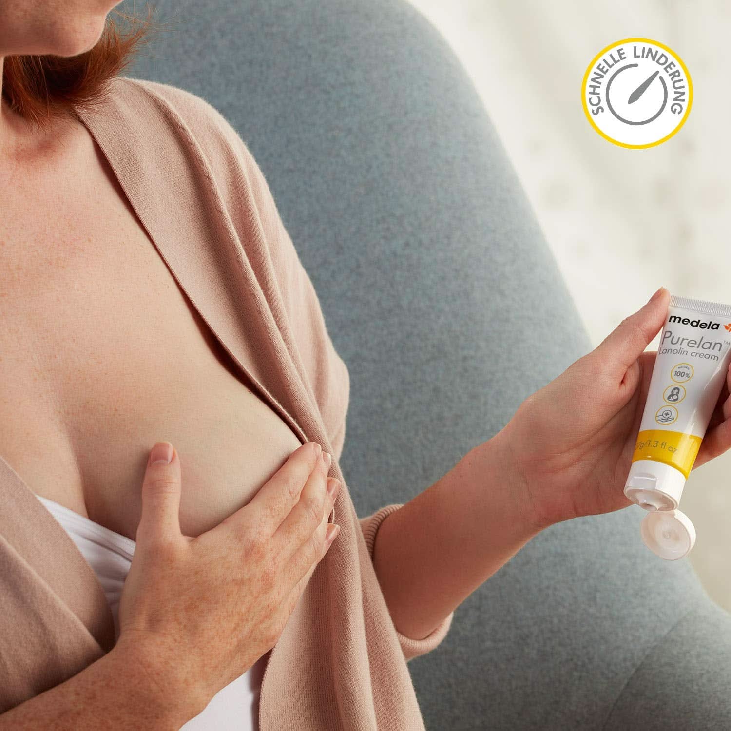 Medela Purelan 37 G Lanolincreme – Schnelle Hilfe Bei Beanspruchten Brustwarzen Und Trockener Haut – 100 % Natürlich, Hypoallergen, Dermatologisch Getestet Und Frei Von Duftstoffen Accesorios Alimentación y Lactancia Bebe Naty Shop