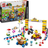 LEGO Super Mario: Mario Kart - Set Baby Peach y Grand Prix, figuras de Nintendo - Toad, Lakitu, Baby Peach y Lemmy, regalo para niños, niñas y jugadores mayores de 8 años, juguete de aventuras 72036 Juegos de construcción Consultar el título predeterminado de LEGO-Store