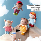 HABA Ángel de la guarda Holly - Muñeca de tela suave (15 cm), regalo de bienvenida perfecto para bebés y niños pequeños - Lavable a 30 °C - 2011871001