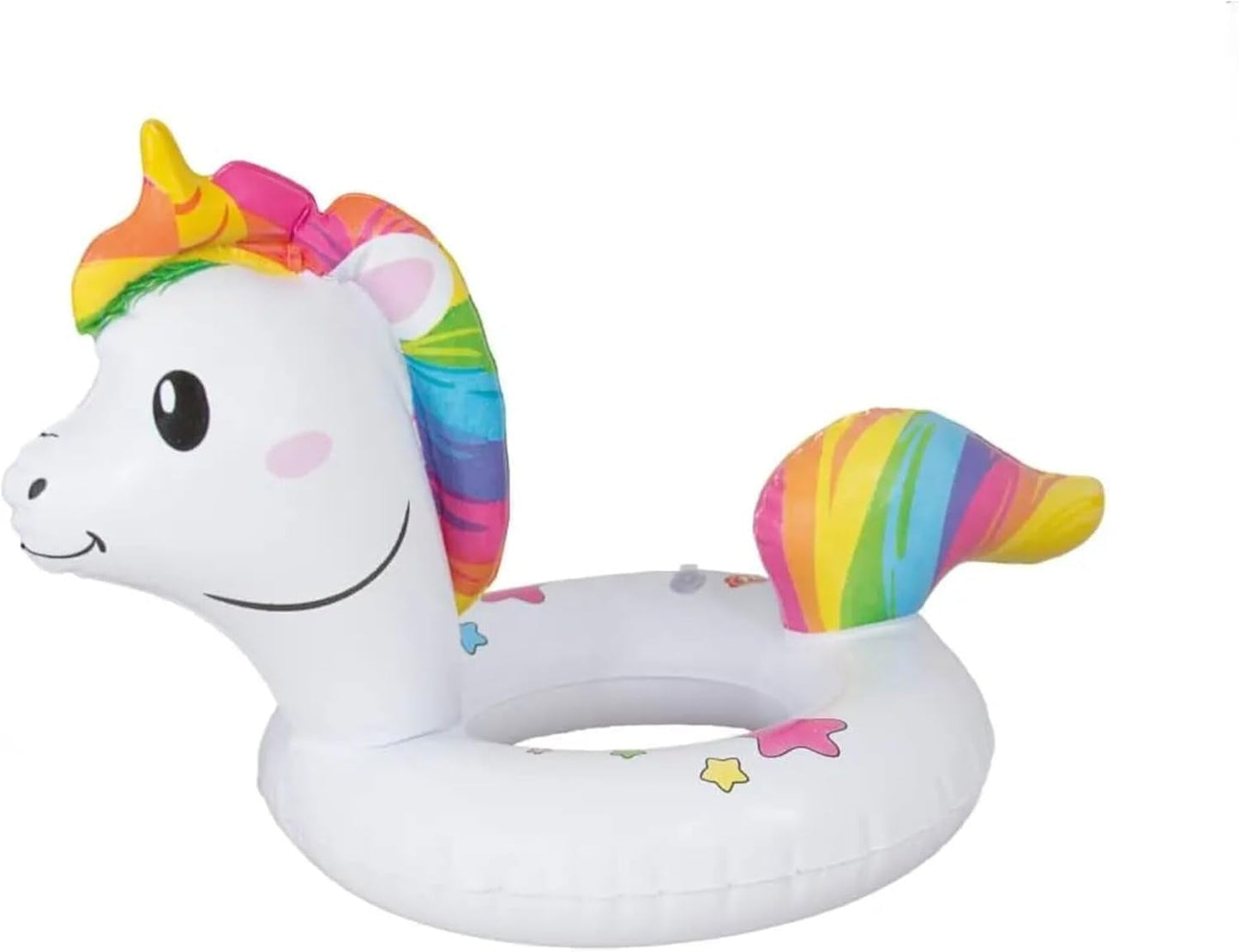 Heless 6601 - Anillo de natación Henri Unicornio para muñecas, tamaño 28-35 cm, para divertirse en la piscina, el lago y la bañera