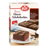 RUF Kleiner Himbeer-Schokokuchen, Mini-Kuchen Mit Feiner Puddingcreme, Himbeeren Und Weißen Schokoraspeln, Inkl. Backform, 1X252G Mezcla para hornear y cocinar Naty Shop 270 G (1Er Pack) Schokokuchen