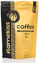 Granos de café 250 g: granos de espresso Arábica y Robusta de alta calidad, tostados a mano en madera, para obtener el sabor completo y aromático de los granos de café.