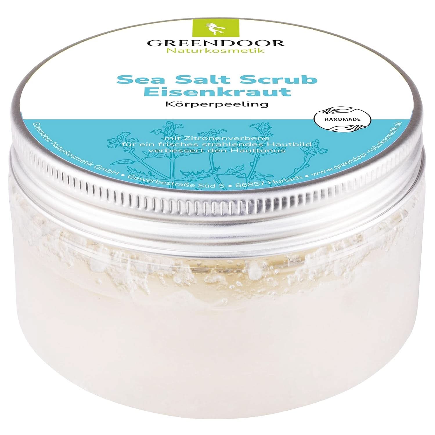 GREENDOOR Exfoliante Corporal Vegano Aroma Limón 280 g Cosmética y Belleza Naty Shop
