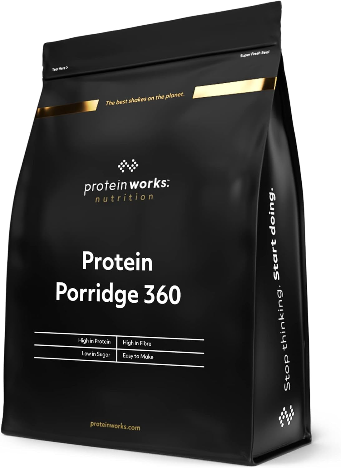 Protein Works - Gachas proteicas 360 | Mito Vitaminas y minerales adicionales | Proteinreiches Frühstück | Kalorienarme Haferflocken | 13 porciones | Naturalmente | 1Kg Cereal Naty Tienda