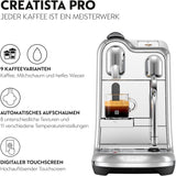 Máquina de café espresso Sage Nespresso Creatista Pro, acero inoxidable, acero inoxidable cepillado