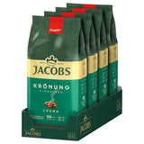 Jacobs Krönung Cream, café en grano entero, paquete de 4 (4 x 1000 g)