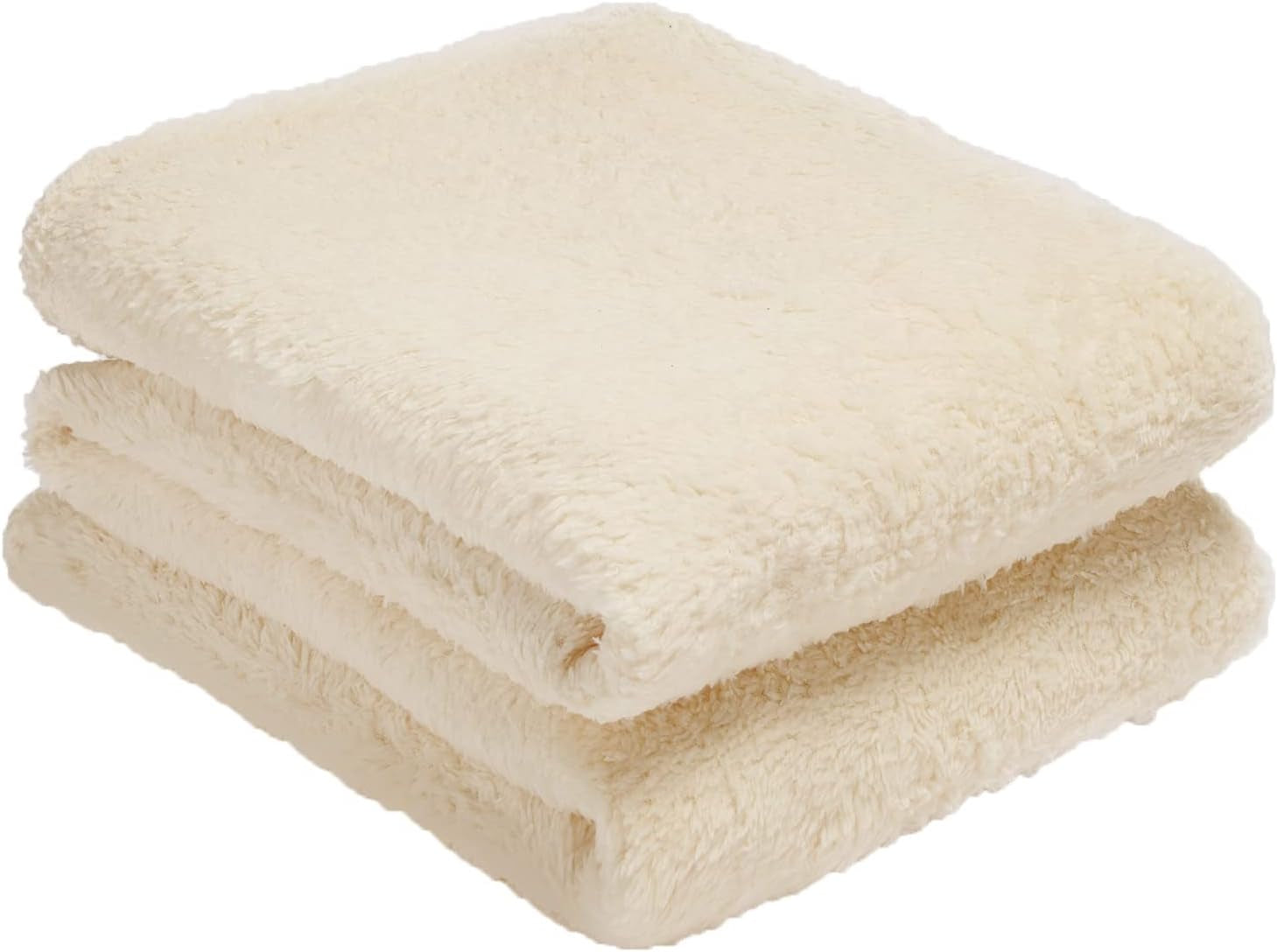Brentford's Teddy - Manta polar para cama grande, felpa, muy suave, cálida, para sofá cama, color negro - 150 x 200 cm Camas y mantas Besuche den Brentfords-Store Crème 150 x 200 cm