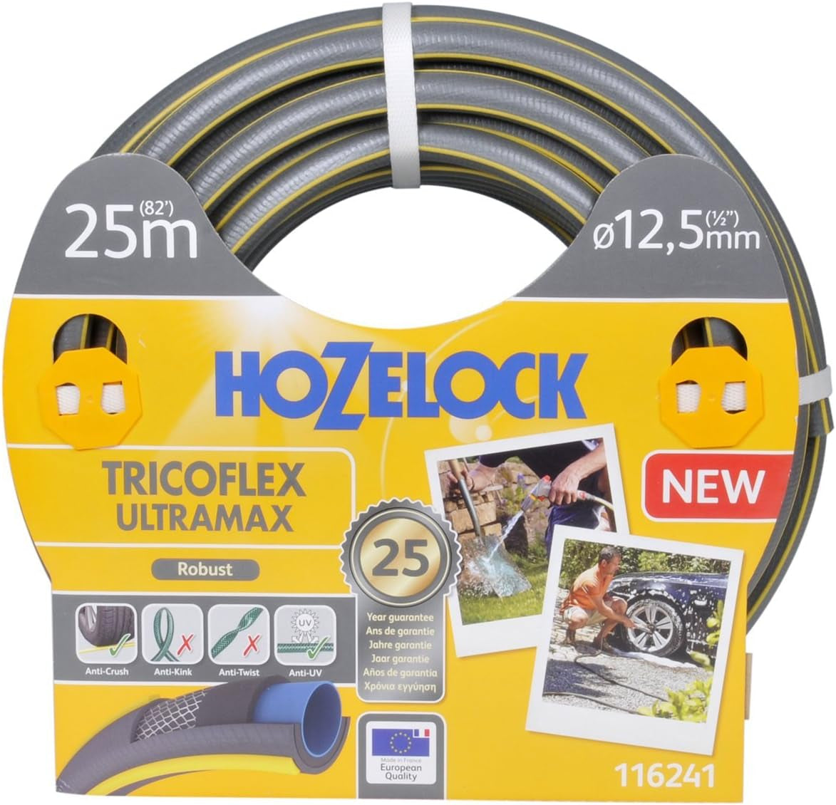 Manguera Hozelock Tricoflex Ultramax 25 m (diámetro 12,5 mm)