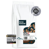 Con más de 175 años de experiencia: Schwiizer Schüümli Café suizo Schümli en grano 1 kg – Tostado ligero para un fino café Schümli, crema perfecta, intensidad 2/5, acidez 1/5 – para disfrutar de un verdadero café