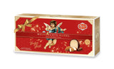 Reber Bolitas Mozart con chocolate negro, pack de 6 con mazapán y turrón, vegano - 1 x 120 g