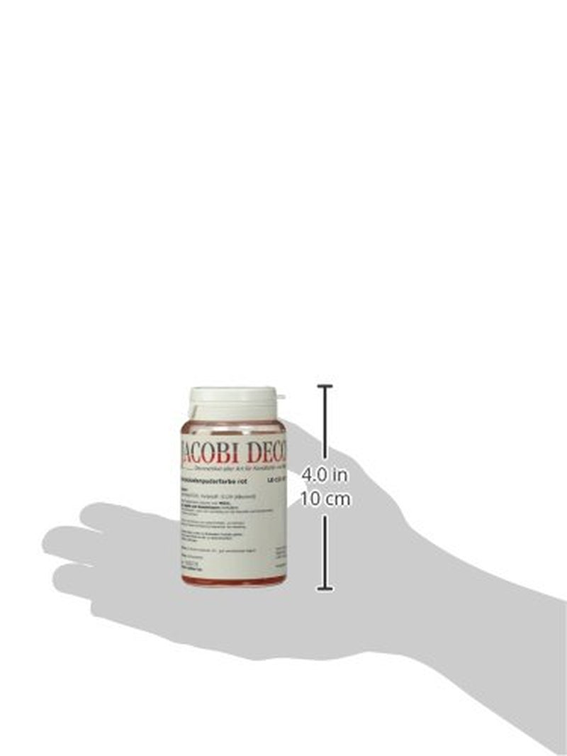 Cake Company Tinte rojo en polvo soluble en grasa (1 x 25 g) | Ideal para colorear alimentos Efecto metalizado