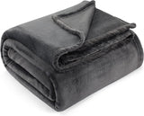Utopia Ropa de cama Acogedora manta polar [228 x 228 cm, gris] Manta suave, ligera, cálida y esponjosa Manta cómoda y transpirable para cama, sofá, camas y mantas Besuche den Utopia Bedding-Store gris 150 x 200 cm