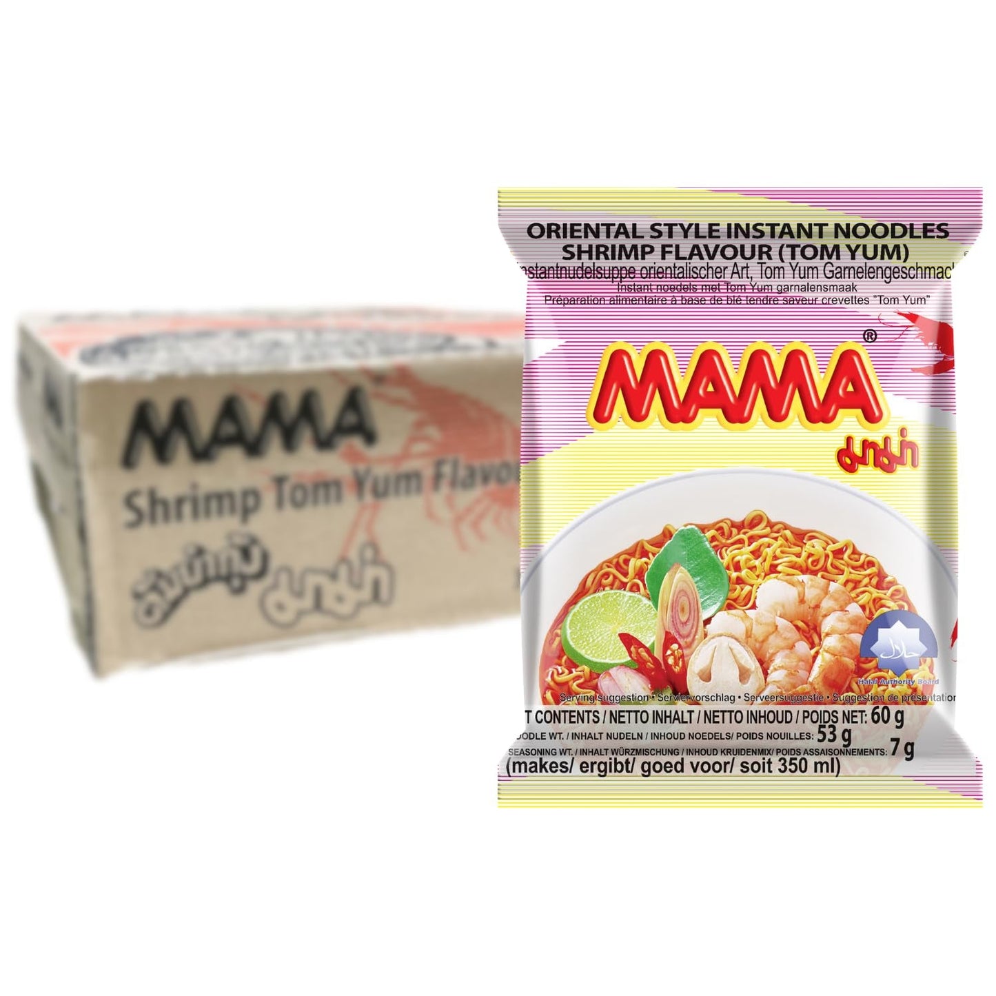 MAMA - Tăiței Instant cu Pui - Pachet Multiplu (30 X 55 GR)