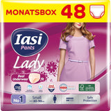 LADY Pants 48 Pantalones Desechables para Incontinencia Urinaria Absorbencia Talla Grande S para Mujer 48 Piezas