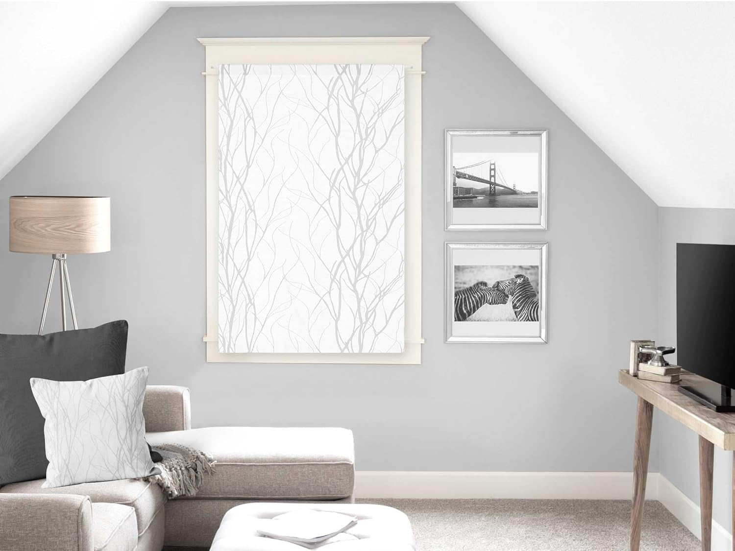 Soleil d'ocre liane bise-bise, poliéster, blanco, 70 x 200 cm Edredones y colchas naty shop blanco al 90 x 60 cm (paquete de 1)