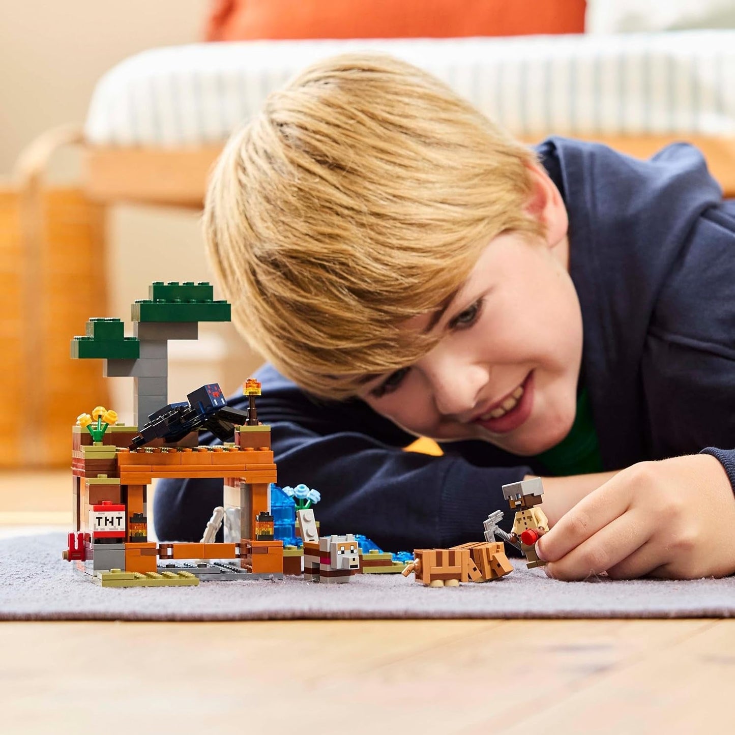 LEGO Minecraft Dungeon Mine Expedition Videojuego Juego de minifiguras Juguete de construcción de personajes Regalo para niños y niñas 8 años 21269 Juegos de construcción Besuche den LEGO-Store
