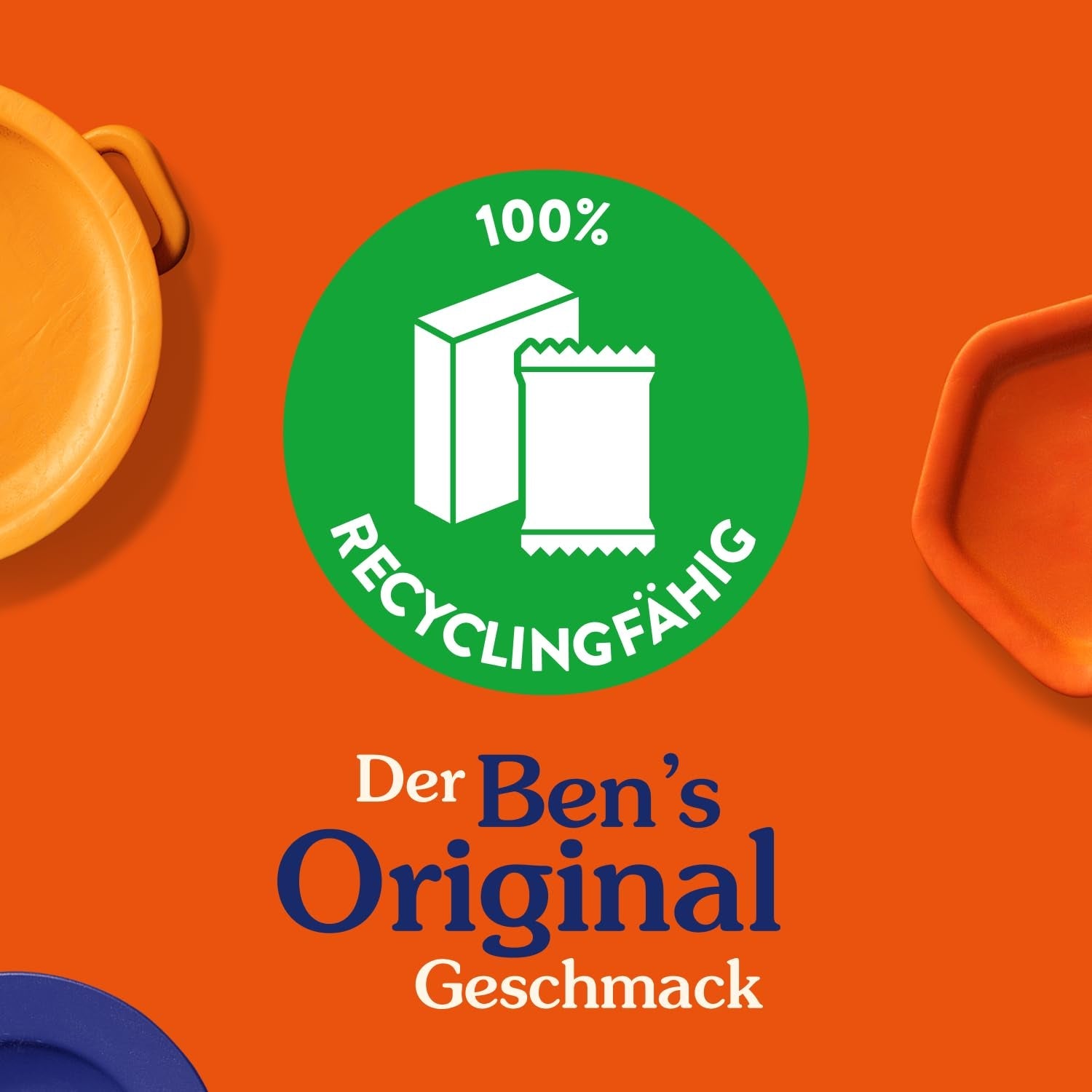 BEN'S ORIGINAL™ Arroz Grano Largo, Cocido en Bolsa, 9 x 500g, 20 minutos