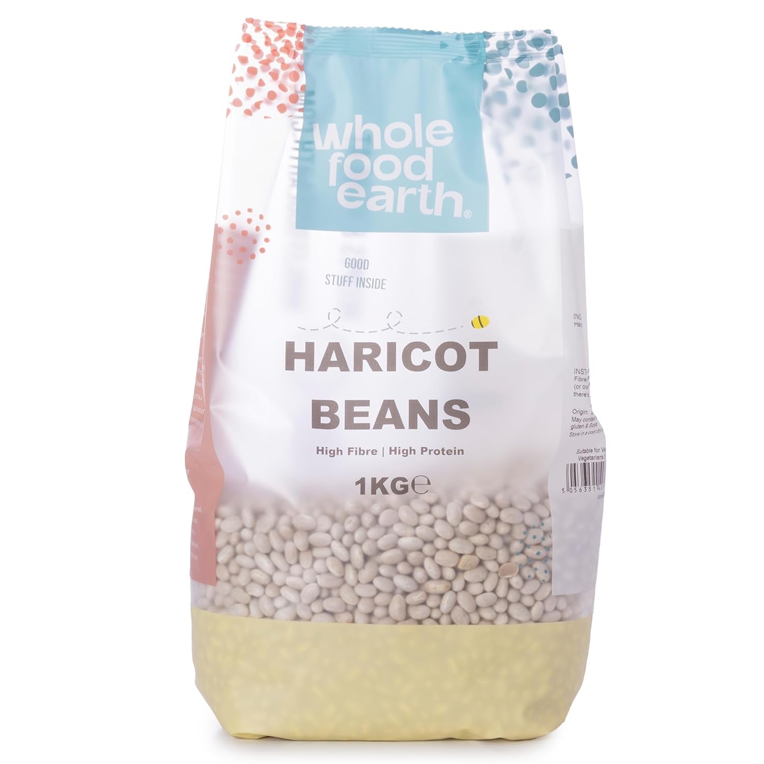 Judías verdes Tierra Integral 1kg | Sin OGM | Naturales | Rico en fibra | Rico en proteínas
