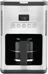 Cafetera espresso con filtro Krups KM442D Premium | 10-15 tazas | 1000 vatios | programable | función mantener caliente | acero inoxidable | negro