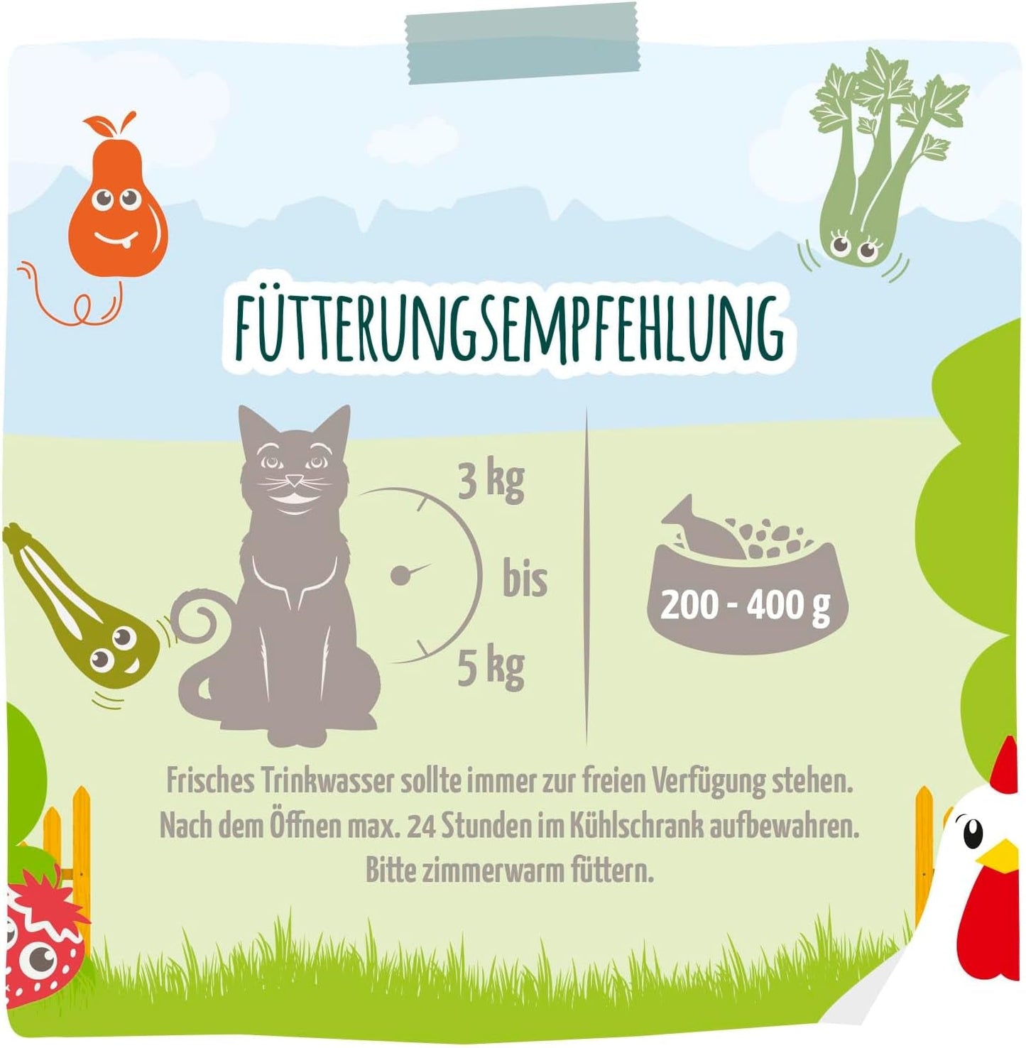 MjAMjAM - Premium Nassfutter für Katzen - Caja Chicks & Friends, paquete de 9 unidades (9 x 300 g), getreidefrei mit extra Fleisch