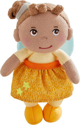 HABA Ángel de la guarda Holly - Muñeca de tela suave (15 cm), regalo de bienvenida perfecto para bebés y niños pequeños - Lavable a 30 °C - 2011871001
