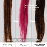 Color de cabello temporal 4.23 onzas de cera de color para hombres y mujeres Pomada de color natural lavable Tinte para el cabello instantáneo para fiesta Cosplay Halloween (rojo) Naty Shop Tinte para el cabello
