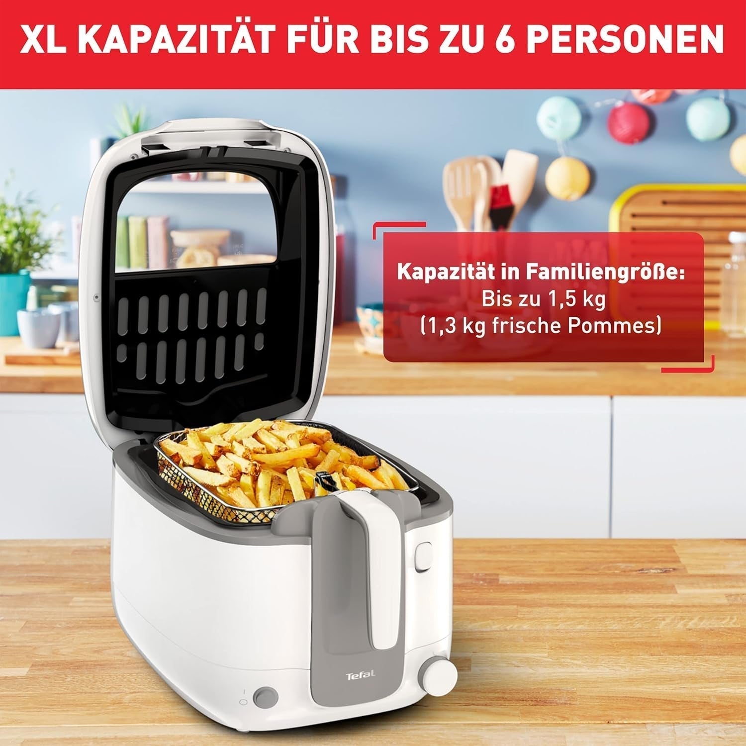 Freidora Tefal Super Uno Access, capacidad 2,2 L, piezas aptas para lavavajillas, filtro de olores Electrodomésticos Naty Shop