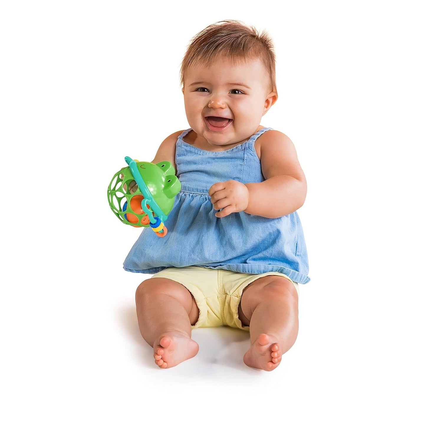 Bright Starts Little Shakers Set de regalo de 6 piezas - Sonajeros y mordedores para bebés Sin BPA Fácil de atrapar Unisex Recién nacido+