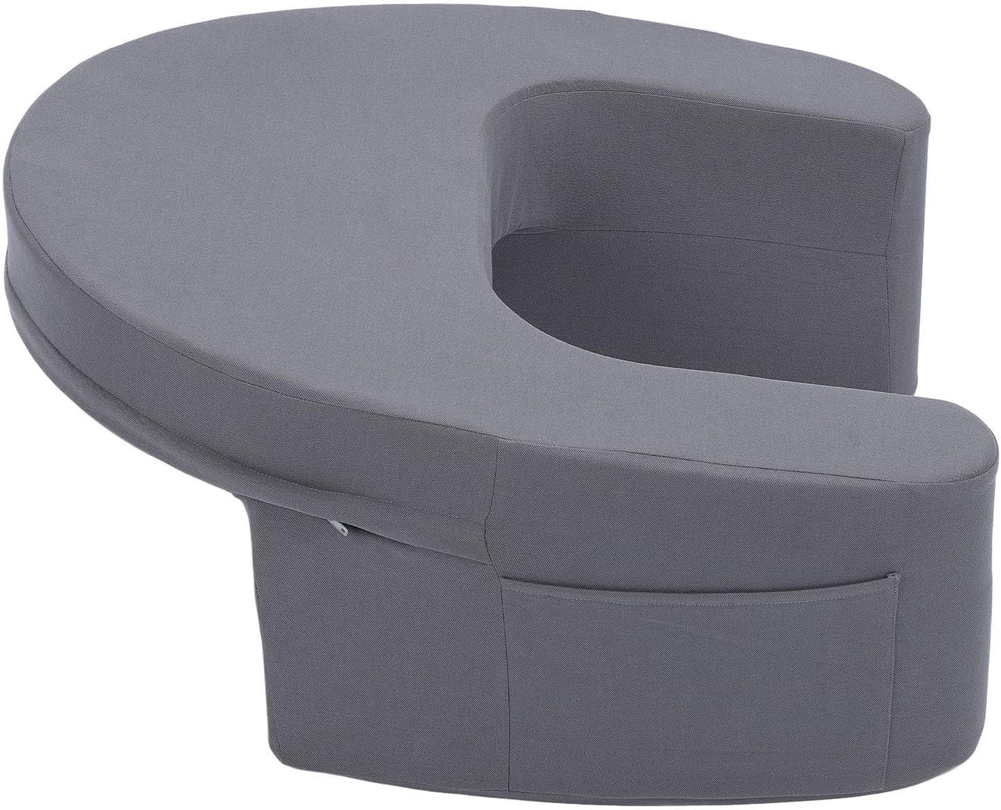 Almohada de lectura para cama y sofá, almohada para juegos, almohada para computadora portátil, almohada para juegos con brazos y bolsillo lateral, para adultos jugando, leyendo, viendo televisión, jugando en el sofá