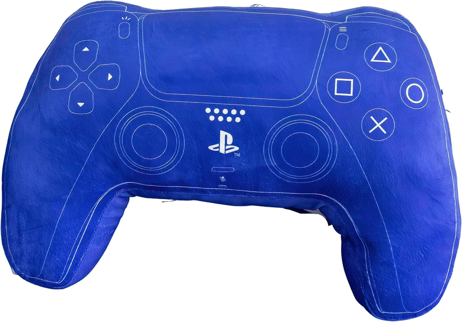 Character World: almohada con forma de controlador de Playstation con licencia oficial, diseño de auricular, almohada de felpa rellena | Perfecto para decoración de dormitorio o juegos, almohadas estándar Blue Naty Shop Título predeterminado