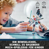LEGO Star Wars X-Wing Mech de Luke Skywalker, ladrillos de juguete coleccionables, aventura de acción, idea de regalo para niños y niñas creativos a partir de 6 años 75390 Juegos de construcción Besuche den LEGO-Store