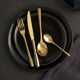 Sambonet 52553G81 - Juego de cubiertos Taste Golden 24 piezas Cocina Naty Shop