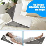 Almohada de cuña ajustable para cama, almohada de lectura para cama y sofá, almohada de espuma para reflujo, almohada para la espalda, apnea del sueño, lectura, elevación del sueño, almohada para las piernas, dolor de espalda, ronquidos