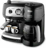 De'Longhi BCO264.1 Cafetera espresso y cafetera en uno, con bomba, negro, 38 x 24 x 35 cm