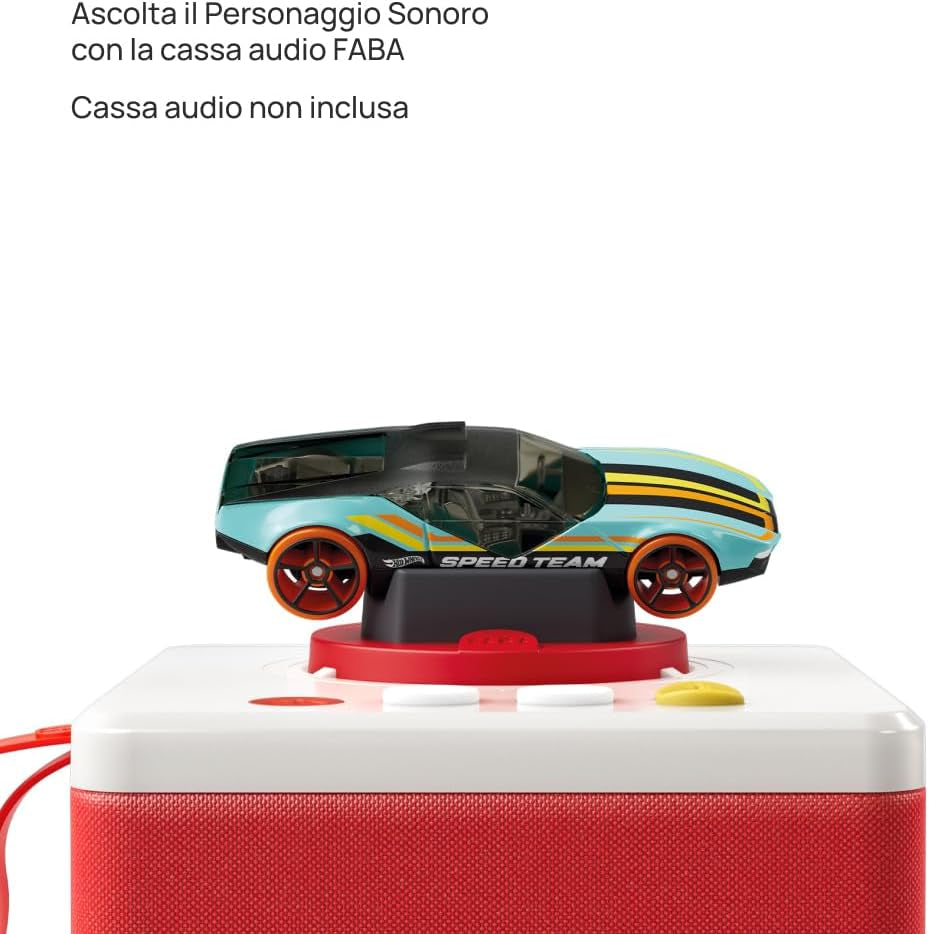 Figura sonora del ataque de dinosaurio Hot Wheels - Cuentos e historias sonoras para niños y niñas de 3 a 5 años, juguete con contenido educativo, versión italiana Jucarii Bebe Naty Shop