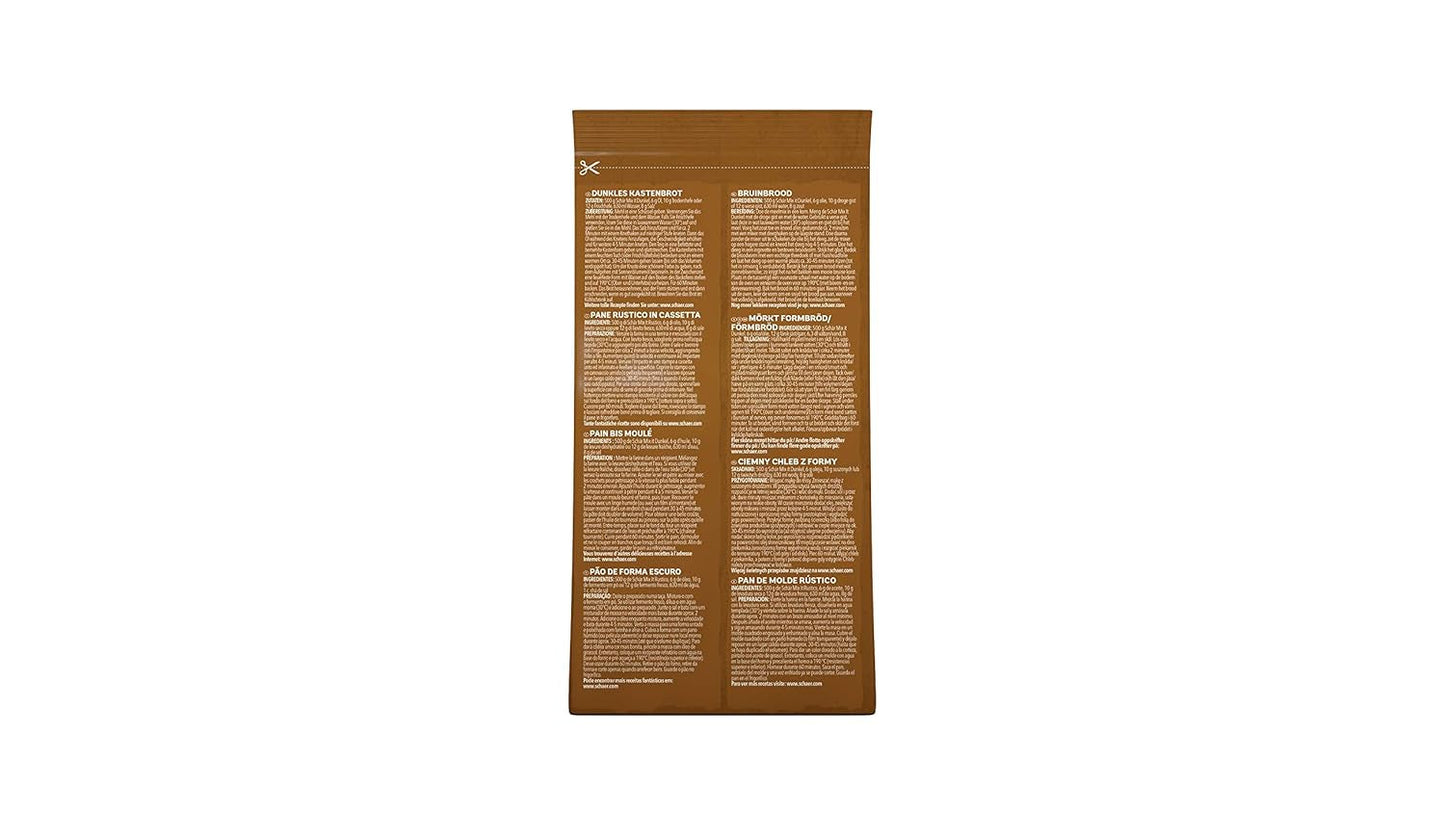 Mix It Dunkel Backmischung Glutenfrei 1Kg, Pack 10Er Mezcla para hornear y cocinar Naty Shop