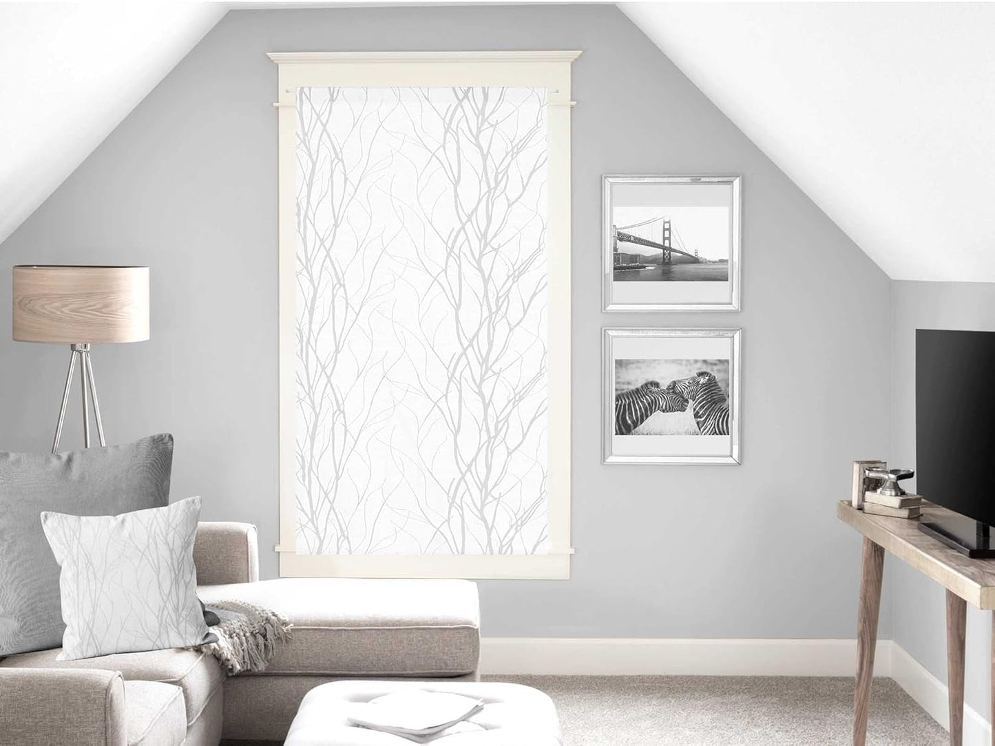 Soleil d'ocre liane bise-bise, poliéster, blanco, 70 x 200 cm Edredones y colchas naty shop blanco al 160 x 60 cm (paquete de 1)