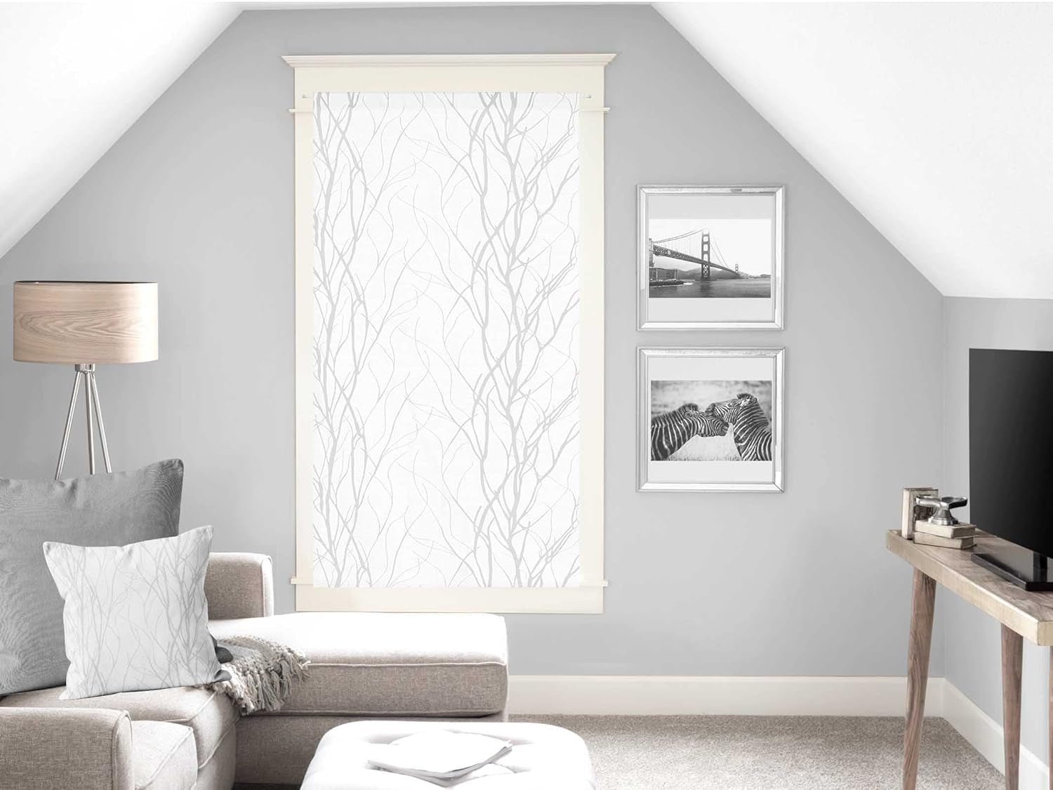 Soleil d'ocre liane bise-bise, poliéster, blanco, 70 x 200 cm Edredones y colchas naty shop blanco al 160 x 60 cm (paquete de 1)