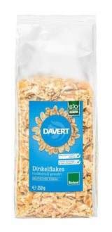 Davert Copos de espelta orgánicos 250 g - Sin azúcar ni sal añadidos, ligeramente aromatizados y maravillosamente crujientes - 100% calidad orgánica Davert (1 x 250 g)