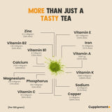 Cupplement Matcha 90 gramos orgánico - Té verde en polvo de la más alta calidad - Sin batidor ni alambre de bambú - Culunario - Set para principiantes - Latte - Batidor - Japón - Polvo - Té - Alambre - Bolsa - Batido
