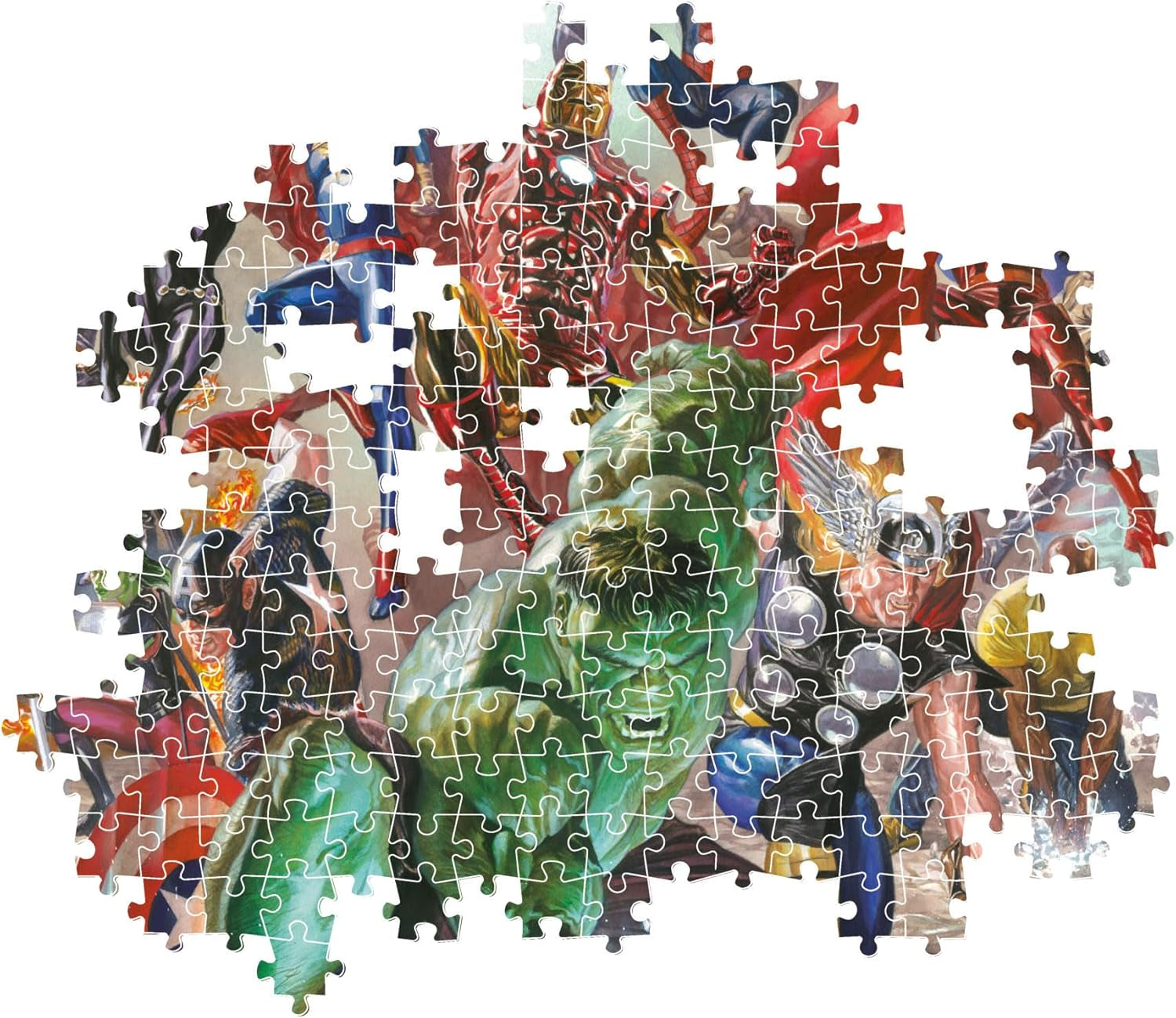 Clementoni marvel puzzle 500 piezas adultos - rompecabezas para adultos en 49 x 36 cm - desafiante rompecabezas para adultos de clementoni 35546 puzzle naty shop