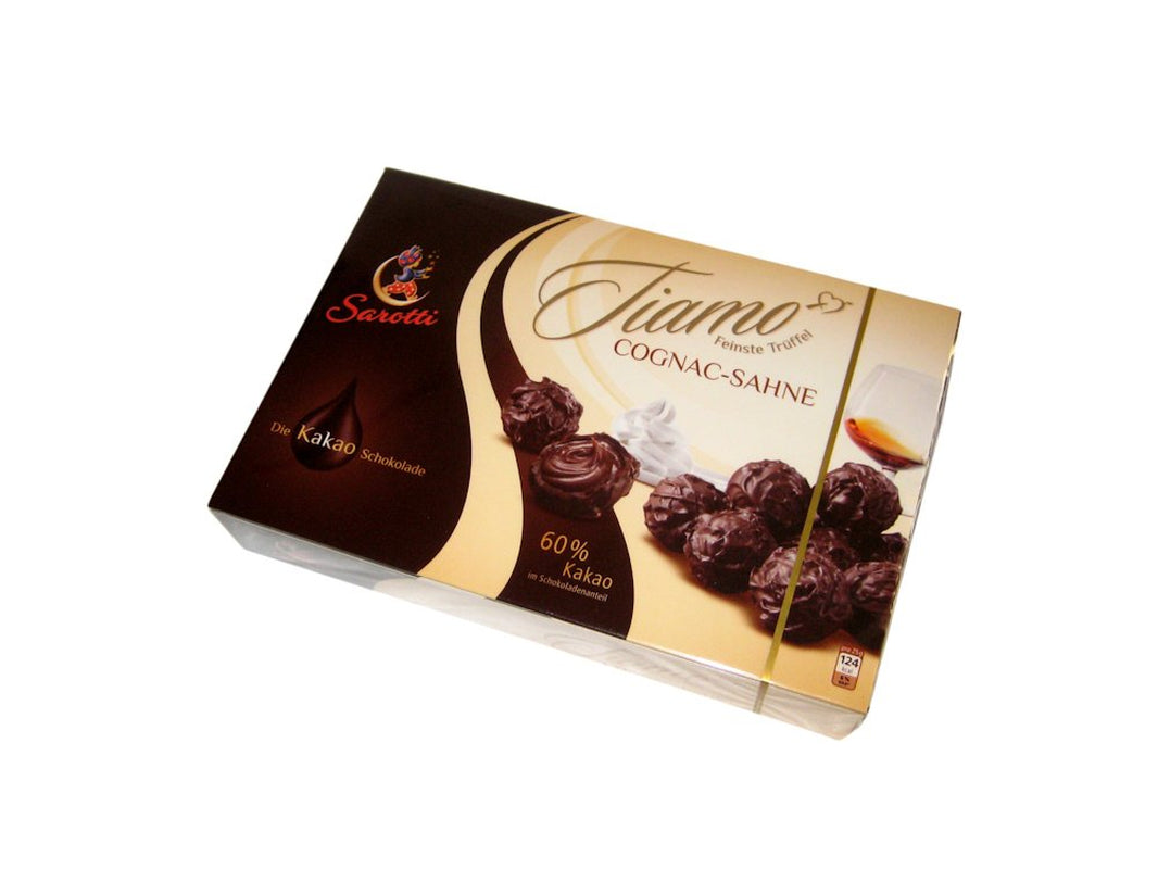 Crema de coñac con trufa más fina de Tiamo, 125 g