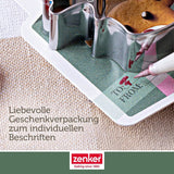 Zenker Ausstecher-Set Linzer Herz und Stern aus Edelstahl – Perfekt für Weihnachtskekse, 3-teilig, inkl. Geschenkverpackung, spülmaschinengeeignet und rustfrei – La tienda de dulces navideños