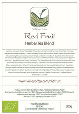 Mezcla de infusiones de frutas y hierbas orgánicas - Infusión de hierbas 100% natural con el intenso sabor de las frutas rojas - Té de frutas Té de frutas orgánicas Té de frutas a granel Té de frutas a granel Té de frutas de invierno